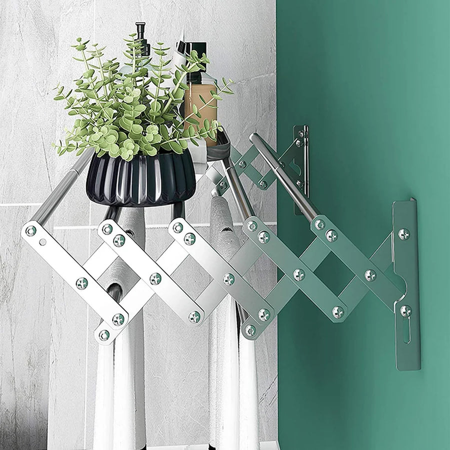 Étendoir à linge mural pliable
