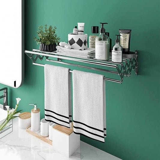 Étendoir à linge mural pliable
